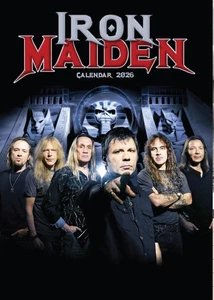 2026 IRON MAIDEN A3 CALENDAR mint sealed new  free uk postage - Picture 1 of 3