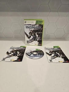 SPACE MARINE Warhammer 40,000 Video Game ** 2011 XBOX 360 Canada EUC / L@@K - Picture 1 of 7