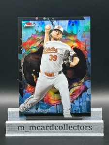 Corbin Burnes 2024 Topps Finest #228 Rare Sky Blue Refractor /150 Orioles - Picture 1 of 3