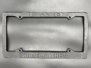 PHI Delta Theta Vintage License Plate Frame - Picture 1 of 2