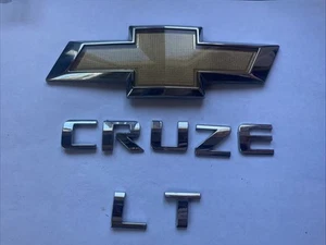2011-2015 Chevy Cruze LT Rear Trunk Lid Emblem Badge Logo Letters OEM USED - Picture 1 of 1