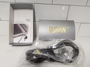 NEW RUBAN Notebook Laptop Lock PC Computer Security Cable Key Lock + 2 Keys - Picture 1 of 2