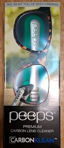 Peeps Carbon Klean Eyeglass Lens Cleaner - Carbon Microfiber Technology Green  - Picture 1 of 4