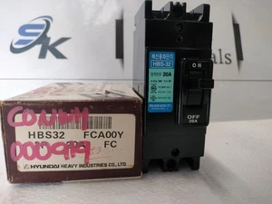 Nuevo disyuntor Hyundai HBS-32 20A de 2 polos - Imagen 1 de 3