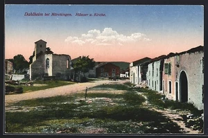 CPA Dahlheim, maisons en ruines et l'Église - Picture 1 of 2