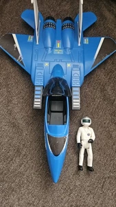 Vintage 1982 Fisher Price Adventure People #367 Turbo Hawk & Pilot komplett mit Verdeck - Bild 1 von 15