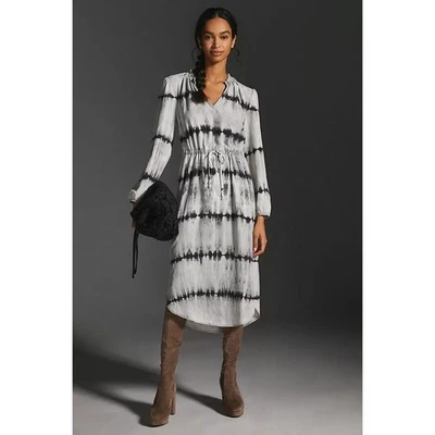 Nuevo con etiquetas Vestido Midi ANTHROPOLOGIE TELA Y PIEDRA Talla XS Cordón Negro Blanco Foto 1 de 4