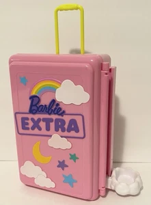 Barbie Extra Mini Bambola Valigia Playset Rosa Concerto Rock Band Storage Mattel - Foto 1 di 11