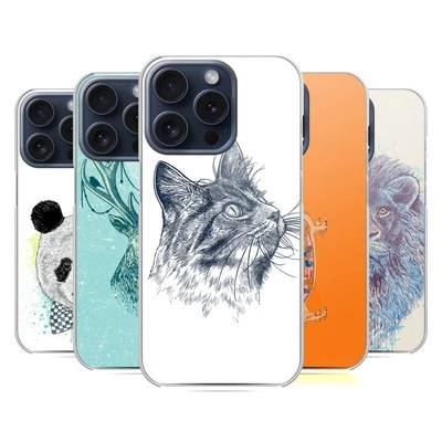 OFFICIAL RACHEL CALDWELL ANIMALS 3 HARD BACK CASE FOR APPLE iPHONE PHONES - Image 1 of 4