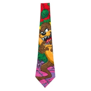 Vintage NFL "Taz" Tasmanian Devil Marino Silk Classic Neck Tie  Looney Tunes - Picture 1 of 7
