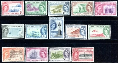 Cayman Islands Scott # 135 - 149 - MNH - CV=$125.10         (28-C251) - Image 1 of 2