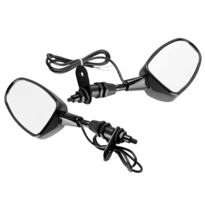 Motorcycle LED Rearview Mirrors for Suzuki Hayabusa GSX1300R & Kawasaki ZX10R - Picture 1 of 6
