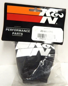 K&N 22-8014PK BLACK Pre Filter Sock AIR CLEANER WRAP COVER 5" Diam x 4" Tall - Picture 1 of 4