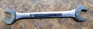 Vintage Craftsman =V= Series 7/8 X 3/4 Open End Wrench Forged In USA! - Foto 1 di 6