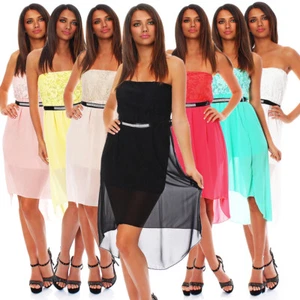 Vestido de verano para mujer vestido de playa fiesta cóctel noche vestido encaje boho maxi AM 119 - Imagen 1 de 19