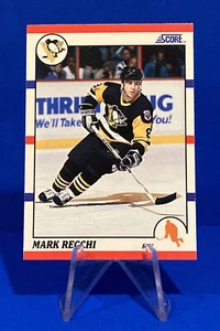 1990-91 Score Mark Recchi Rookie Card #186 Pittsburg Penguins RC🔥📈 - Picture 1 of 2