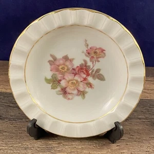 Golden Crown E&R Antique Wild Rose Ashtray Bavaria Schumann Arzberg Germany Dish - Picture 1 of 3