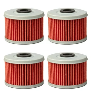 For Honda Foreman Rubicon Rancher FourTrax ATC250SX ATC350X 4Packs Oil Filters - Picture 1 of 5