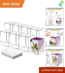 Versatile Trading Card Storage Boxes - 8 Pack with 8 Dividers for Easy Access - Picture 1 of 9