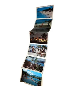 Vtg Greetings from Jamaica Map West Indies Postcard Book - Picture 1 of 5
