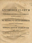 M Henricus Otto Bosseck, Georgius Gottlob Kuchelbecker / De Antheris Florum