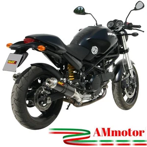 Mivv Ducati Monster 695 2007 07 Pot D' Echappement Moto Gp Carbone - Photo 1/1