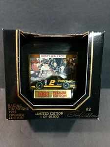 RUSTY WALLACE #2 Racing Champions 1993 PREMIER EDITION 1/64 Genuine Draft - Picture 1 of 2