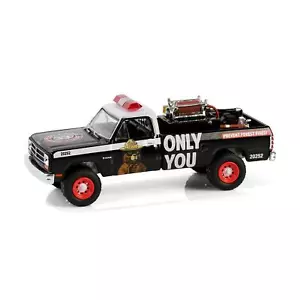1987 Dodge Ram D250 w/ Fire Equipment, Hose and Tank Smokey Bear Series 4 1:64 - Picture 1 of 9