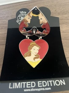 Disney Shopping Belle Die Schöne und das Biest Medaillon LE 300 Pin 2008 selten - Bild 1 von 5
