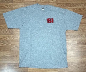 Vintage Sports Illustrated T-Shirt Herren XL grau Sportmagazin Y2K - Bild 1 von 4