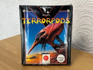 Terrorpods Commodore 64 Cassette - New & Semi Sealed -👽👾Retro Gift Idea👾👽 - Afbeelding 1 van 23