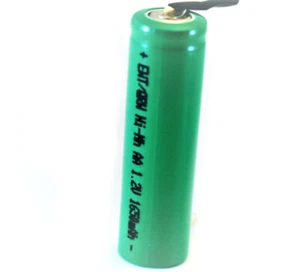 Batteria OEM compatibile AA NiMh 1650 mAh per rasoi Braun, Norelco, Remington - Foto 1 di 2