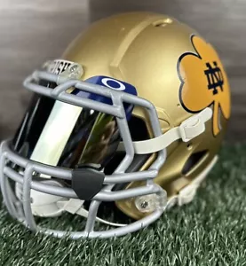 Notre Dame Fighting Irish Full Size Speed Football Helmet Shamrock- Adult large - Picture 1 of 11