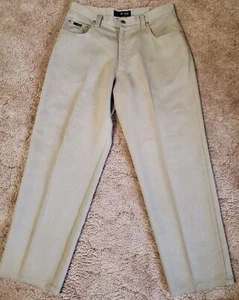 Pantalones De Colección BC Ethic Suave Ajuste Personalizado Corte Detroit Beige Tostado Para Hombres 36 (35x32) EE. UU. - Imagen 1 de 8