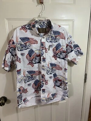 Camisa Manga Corta NORTH RIVER OUTFITTERS MOTOCICLETAS Hombres TALLA GRANDE Foto 1 de 4