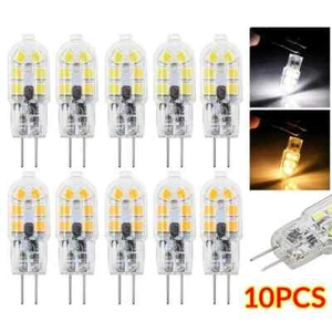 10pcs 12LED G4 Light Bulbs DC 12V Dimmable Cool/Warm White 2835 LED Replacment - Picture 1 of 14