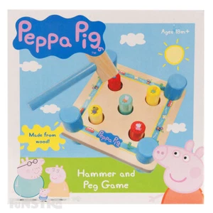 Peppa Pig Hammer & Peg Puzzle Game | Peppa Pig Wooden Toys Puzzle Games - Picture 1 of 1