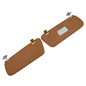 Sun visors with clips . For Mercedes W113 Pagoda Tobacco 250SL 280SL.1968-71.LHD - Bild 1 von 4
