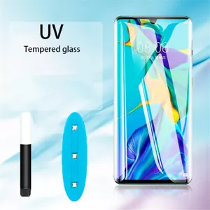 UV Tempered Glass For Honor 200 100 90 80 70 Magic6 Full Liquid Screen Protector - Picture 1 of 20