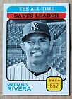 Mariano Rivera - 2022 Topps Heritage ALL-TIME SAVES LEADER - SHORT PRINT #474
