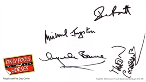Only Fools and Horses First Day Cover Envelope - Signed by MICHAEL JAYSTON +3 - Picture 1 of 1