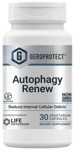 GEROPROTECT AUTOPHAGY RENEW LONGEVITY AMPK SUPPORT 30 Capsules LIFE EXTENSION - Picture 1 of 2