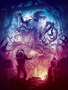 The Thing  Dan Mumford 18x24 Signed Numbered x/50 Mondo - Picture 1 of 1