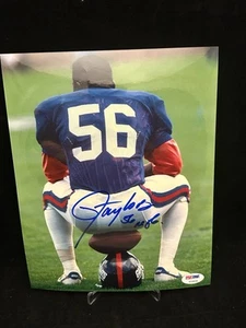 Lawrence Taylor Signed New York Giants 8x10 Photo PSA DNA COA HOF - Picture 1 of 4