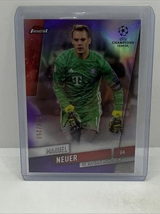 2020 Topps Finest Purple #/250 Manuel Neuer #76 Fc Bayern - Picture 1 of 2