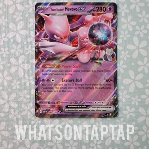 Carta Pokemon Squadra Razzi Mewtwo Ex 081/182 Scarlatto Viola Destinati Rivali NM - Foto 1 di 2
