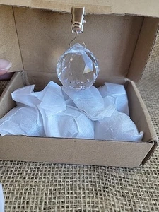 Pesi per tende sfera di cristallo in acciaio inox - Foto 1 di 11