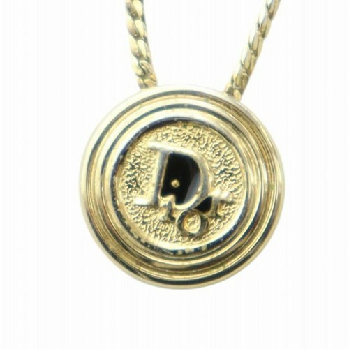 Dior Christian Collana Accessorio Ciondolo Logo Colore Oro F2103 015 Usatoa6