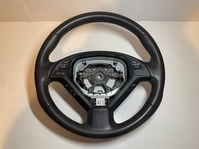 08-13 INFINITI G37 СЕДАН OEM РУЛЕВОЕ КОЛЕСО Б/У ЧЕРНЫЙ - Изображение 1 из 4