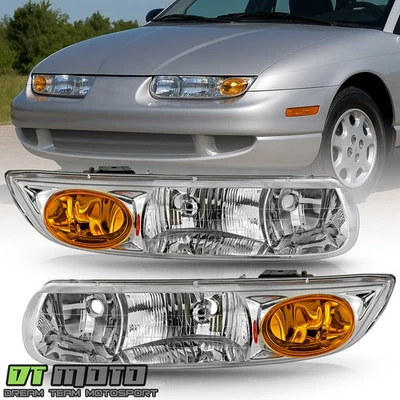 Par de faros izquierda+derecha Saturn SL|SL1|SL2|SW2 2000 2001 2002 Foto 1 de 4